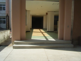 綾部高校武道場・渡り廊下耐震補強04