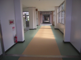 綾部高校武道場・渡り廊下耐震補強10