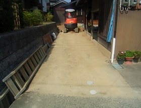 民間住宅外構工事01
