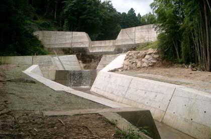 柿ヶ成川通常砂防工事