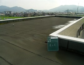 京都府立看護学校屋上防水改修工事02