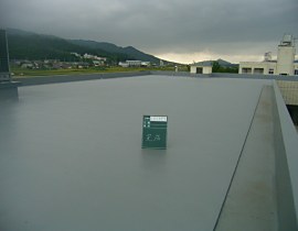 京都府立看護学校屋上防水改修工事03