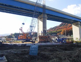 大手川河川整備・312号道路新設工事02