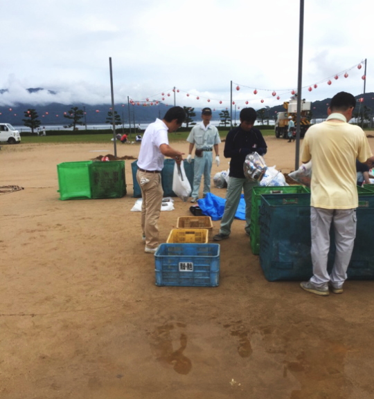 宮津燈籠流し花火大17-01