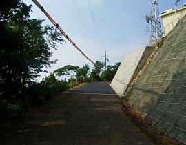 京都・宮津テレビ中継放送所　法面崩落部復旧工事03